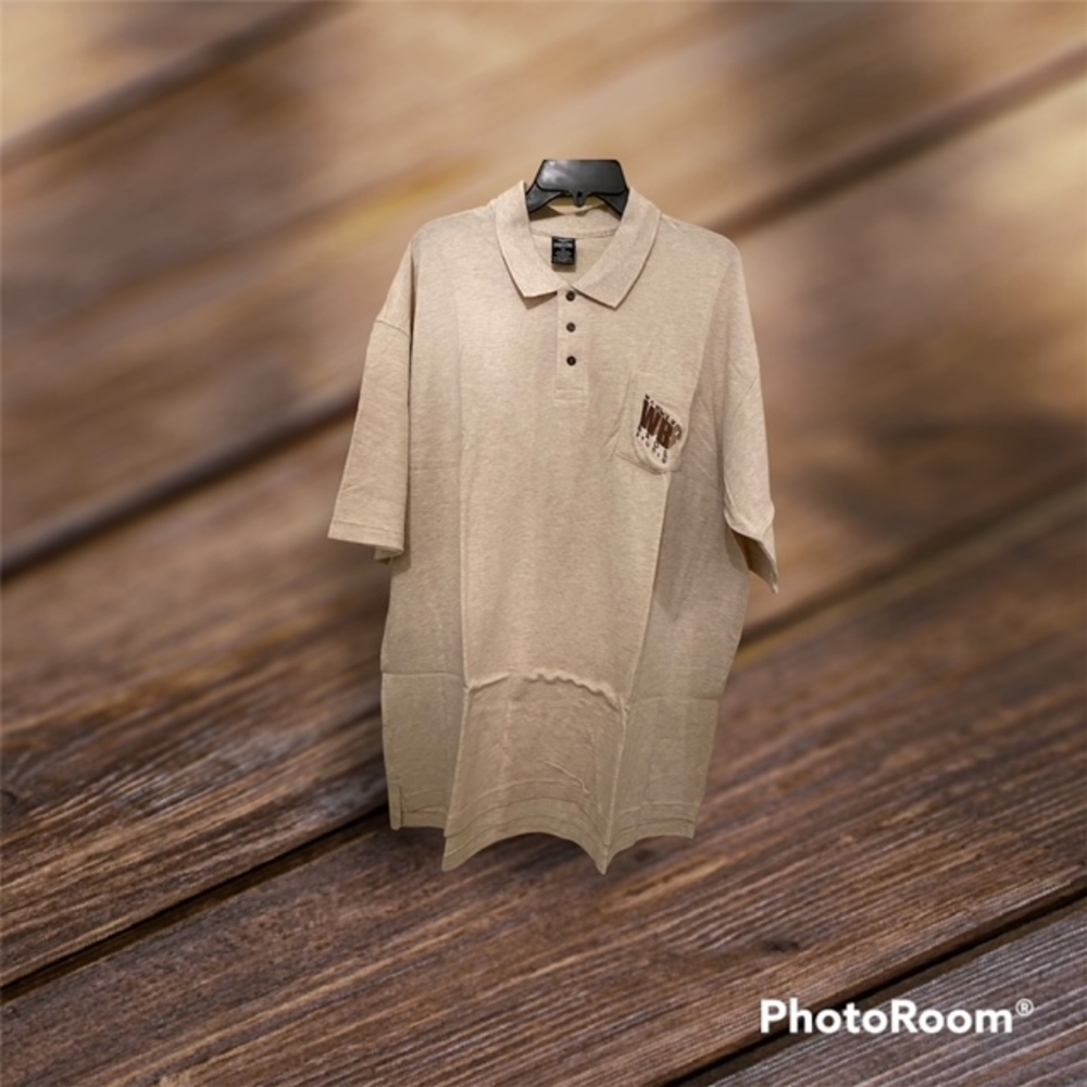 Warner Bros Studio Store Men’s WB Studios Vintage Logo Pocket Polo